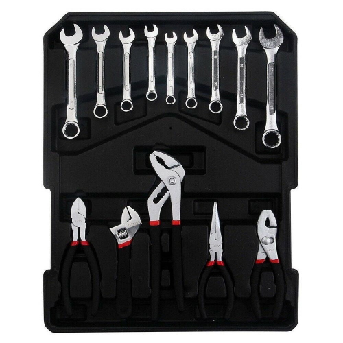 Karl Home 799 PCS Tool Set Mechanics Tool Kit Wrenches Socket w/Trolley Case Box Organize