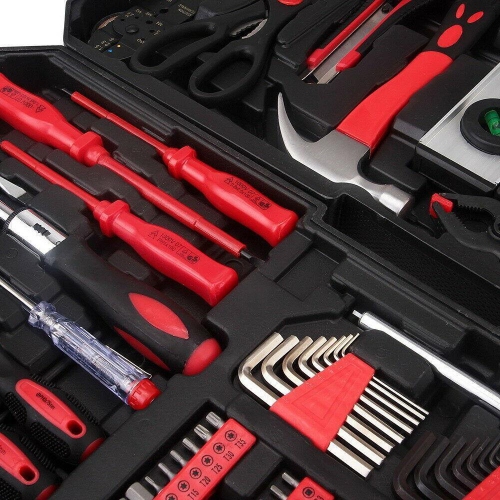 Karl Home 799 PCS Tool Set Mechanics Tool Kit Wrenches Socket w/Trolley Case Box Organize