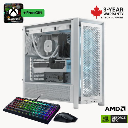 Advanced Pro Gaming PC – NVIDIA GeForce RTX 5080 | AMD Ryzen 7 9800X3D | 32 GB DDR5-5600 | 2 TB SSD | Wi‑Fi | Xbox Game Pass - White