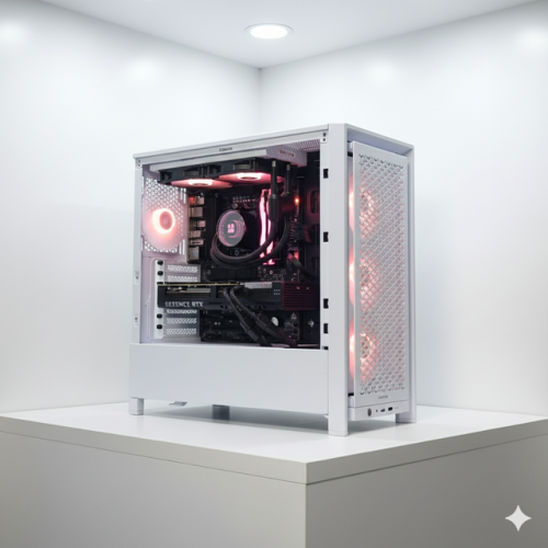 Advanced Pro Gaming PC – RX 9070 XT | AMD Ryzen 7 9800X3D | 32 GB DDR5-5600 | 2 TB SSD | Wi‑Fi | Xbox Game Pass - White