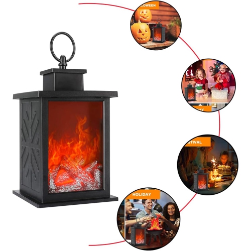 Flame Effect LED Night Light USB LED Flame Lamp Nightlight Dynamic Fire Light Candle Lamp Fireplace Light Decoration Lighting