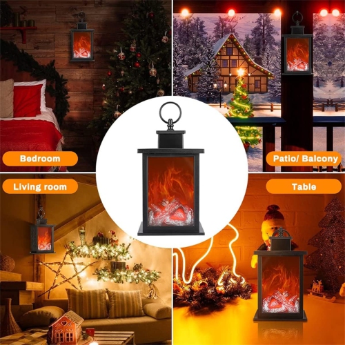 Flame Effect LED Night Light USB LED Flame Lamp Nightlight Dynamic Fire Light Candle Lamp Fireplace Light Decoration Lighting