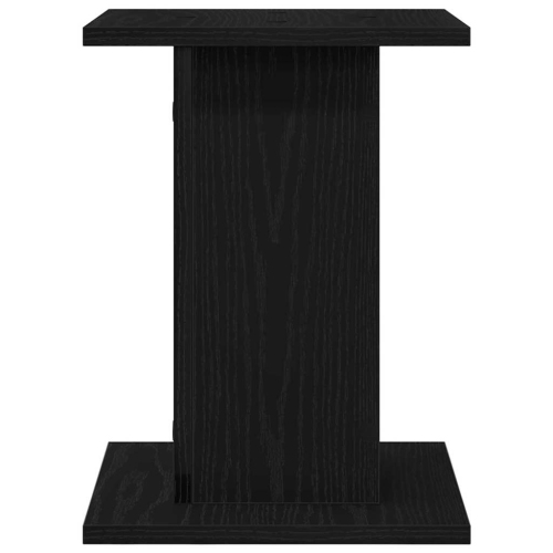 vidaXL Speaker Stands 2 pcs Black Oak 30 x 30 x 40 cm Engineered Wood