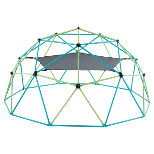 VEVOR Climbing Dome, 10FT Geometric Dome Climber with Swing & Hammock,1000LBS Loading Kid's Jungle Gym,Outdoor Backyard Climbing Equipment for Boys
