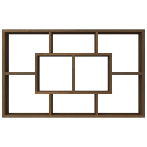 Tablette murale vidaXL chêne brun 85x16x52.Bois d'ingénierie 5 cm