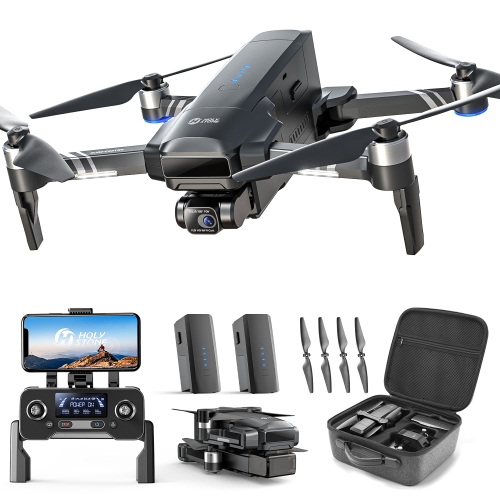 Holy Stone HS600 GPS Drone with 4K EIS Camera for Adults, 2-Axis Gimbal & 10000 FT Range, 56-Min Flight Time 2 Batteries, Brushless Motors, 4K/30FPS