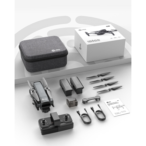 Holy Stone HS600 GPS Drone with 4K EIS Camera for Adults, 2-Axis Gimbal & 10000 FT Range, 56-Min Flight Time 2 Batteries, Brushless Motors, 4K/30FPS