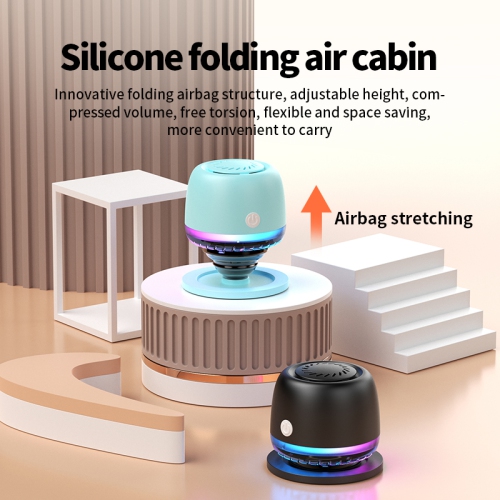 Magnetic waterproof Bluetooth speaker | 5W panoramic sound | IPX6 waterproof | RGB lighting | TWS wireless connection | Portable mini speaker for car