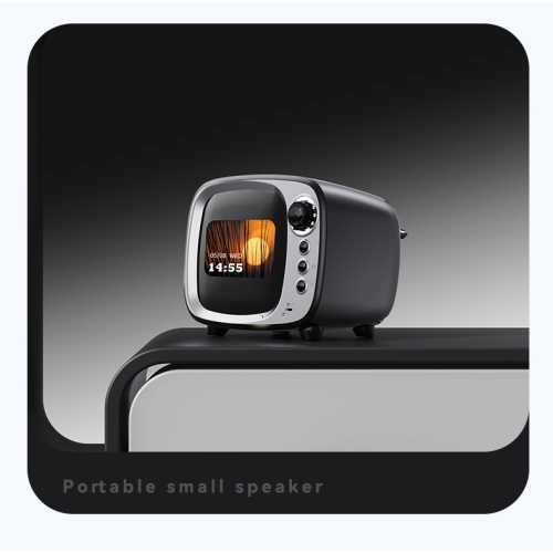 Multifunctional Bluetooth speaker alarm clock | 8W bass | Bluetooth calling | Dynamic screen | FM radio, TF card, and USB-C port | Long battery life