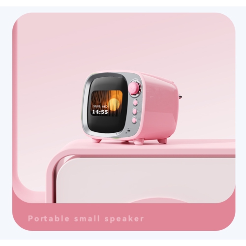 Multifunctional Bluetooth speaker alarm clock | 8W bass | Bluetooth calling | Dynamic screen | FM radio, TF card, and USB-C port | Long battery life