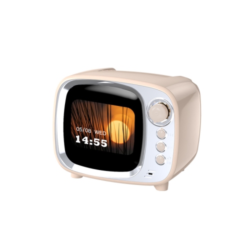 Multifunctional Bluetooth speaker alarm clock | 8W bass | Bluetooth calling | Dynamic screen | FM radio, TF card, and USB-C port | Long battery life