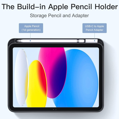 iPad Air 13 Case with Anti-Fingerprint, Drop-Resistant, and Shockproof Stand - Bright Red