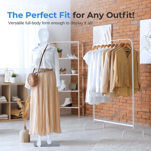 SereneLife 68.9'' Female Torso Dress Form-Detachable Mannequin Full Body Stand, Standard
