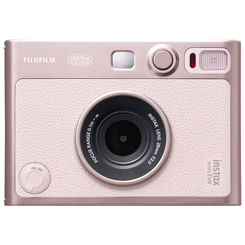 Appareil photo instantané Instax mini Evo de Fujifilm - Rose doux