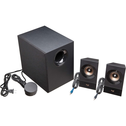 Logitech Z533 2.1 Multimedia Speaker System with Subwoofer, Powerful Sound, Booming Bass, 3.5mm Audio and RCA Inputs,