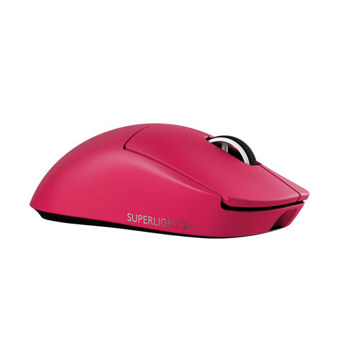 Logitech G PRO X Superlight 2 Compact 44000 DPI Wireless HERO 2 Gaming Mouse - Magenta
