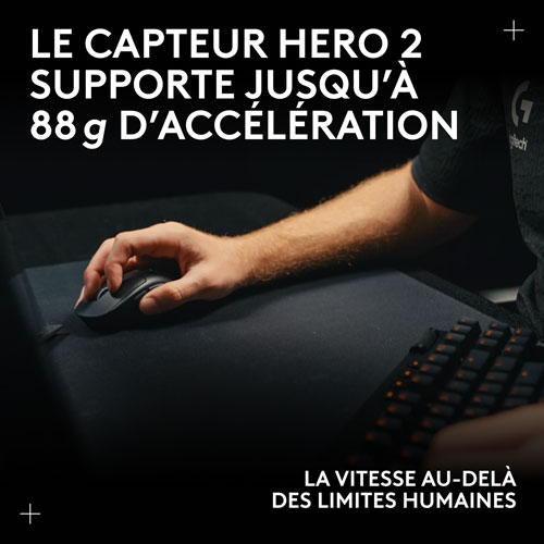 Logitech G PRO X Superlight 2 Compact 44000 DPI Wireless HERO 2 Gaming Mouse - White