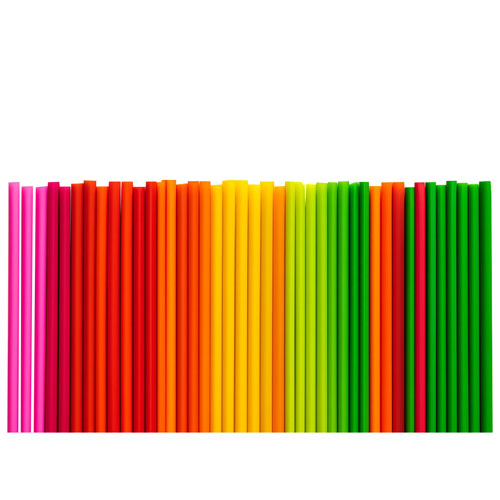 Ensemble de recharge en plastique écologique Start+ de 3Doodler - Fluo - Paquet de 250