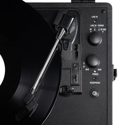 Tourne-disque lumineux Bluetooth à entraînement par courroie en forme de valise Journey Glow de Victrola