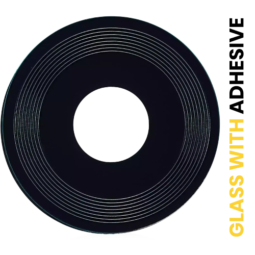 Back Camera Lens (Glass Only) With Adhesive Compatible For Xiaomi Redmi Note 12R