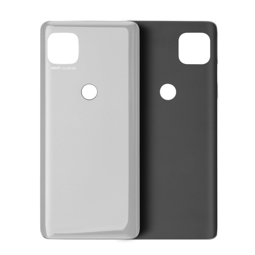 Back cover Glass Compatible For Motorola Moto G 5G (Frosted Silver)