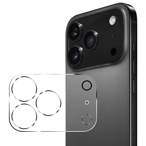 TopSave Full Transparent, 3D Full Coverage Camera Lens Protection For iPhone 17 Pro Max 6.9-Inch