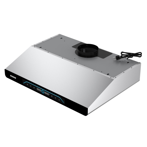 ROXON | 900 CFM | SmartLife APP | UPGRADED DC MOTOR WITH BLOWER TYPE WHEEL| Touch or Touchless | 30-in Ducted Stainless Steel Undercabinet Range Hood