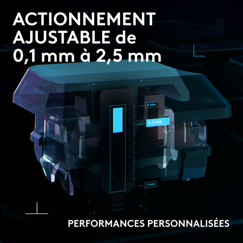 Clavier de jeu rétroéclairé RAPID TKL G515 de Logitech G - Noir - Anglais