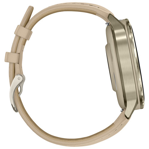 Montre intelligente de 41 mm Venu 4 de Garmin - Doré lunaire/Beige