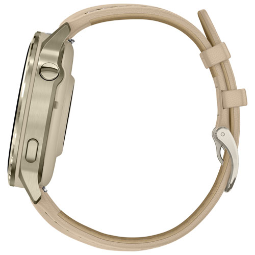 Montre intelligente de 41 mm Venu 4 de Garmin - Doré lunaire/Beige