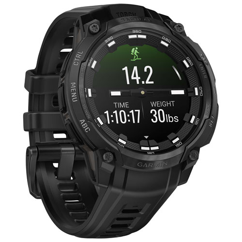 Garmin Instinct Crossover AMOLED Tactical Edition 47mm Smartwatch - Black