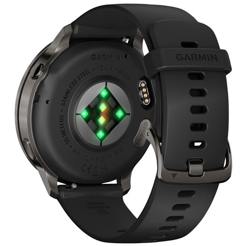 Montre intelligente de 45 mm Venu 4 de Garmin - Ardoise/Noir