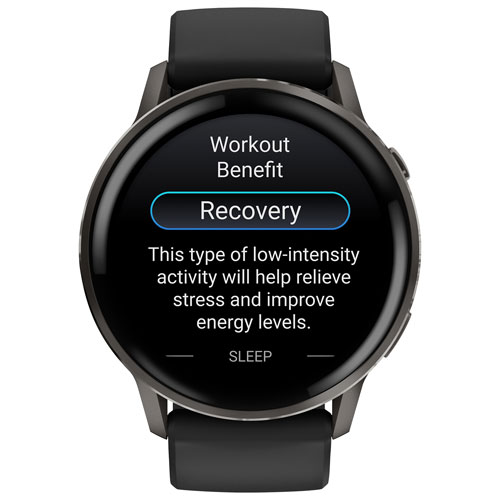 Montre intelligente de 45 mm Venu 4 de Garmin - Ardoise/Noir