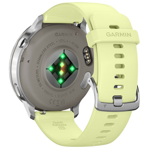 Garmin Venu 4 45mm Smartwatch - Silver/Citron