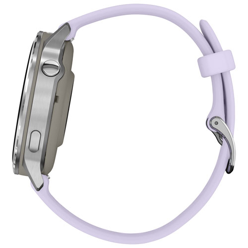 Montre intelligente de 41 mm Venu 4 de Garmin - Argenté/Pervenche