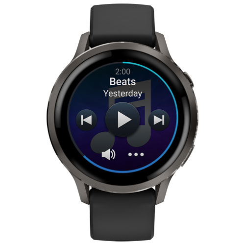 Montre intelligente de 41 mm Venu 4 de Garmin - Ardoise/Noir