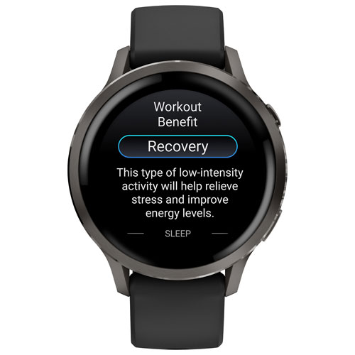 Montre intelligente de 41 mm Venu 4 de Garmin - Ardoise/Noir