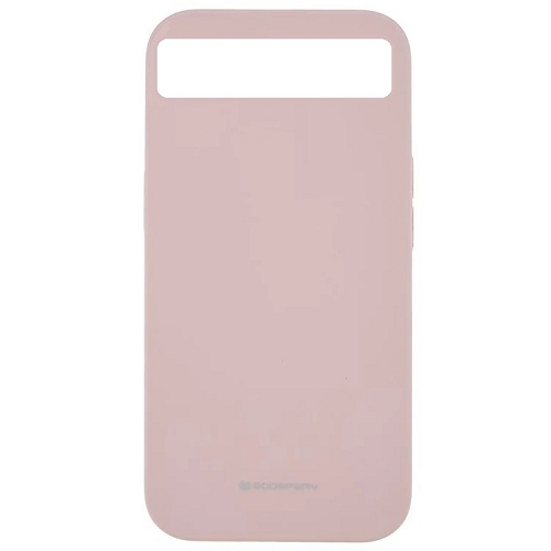 TopSave Goospery Liquid Silicone Gel Rubber Full Body Protection Cover Case For iPhone Air 6.6-Inch, Pink Sand