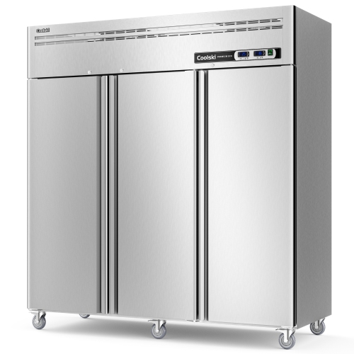 Coolski Commercial Refrigerator and Freezer Combo Reach-in Freezer 54 Cu.ft, 72" W 3 Door