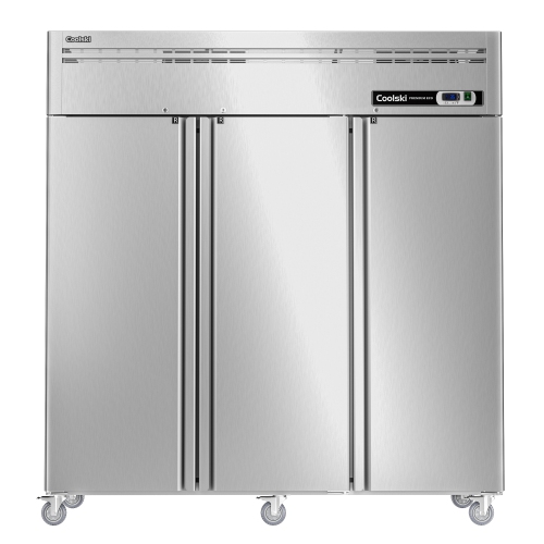 Coolski 72" W Commercial Refrigerator 3 Door, 54 Cu.ft Upright Refrigerator