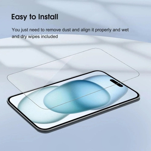 XCRS Tempered Glass 0.26mm Ultra Thin Screen Protector for iPhone 17 Pro [Pack of 2]