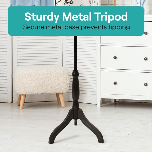 SereneLife Female Mannequin Torso Dress Form, 64" Adjustable Body Stand for Displaying Clothes, Sewing, and Tailoring, Detachable Full Body