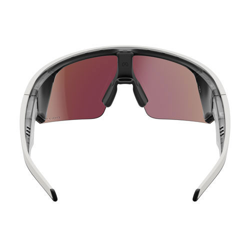 Lunettes Vanguard de Meta | Oakley avec Meta AI, audio, photo et vidéo - Blanc/Verres Prizm saphir