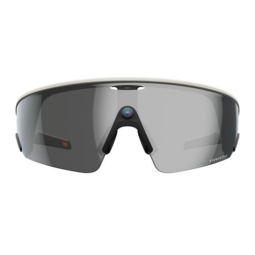 Lunettes Vanguard de Meta | Oakley avec Meta AI, audio, photo et vidéo - Blanc/Verres Prizm noirs