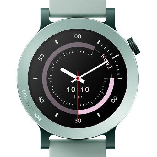 Montre intelligente CMF Watch 3 Pro de 47 mm de Nothing - Vert pâle
