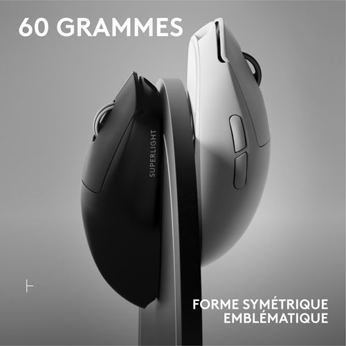 Souris de jeu optique sans fil de 44000 ppp Pro X Superlight 2 SE de Logitech G - Noir - Exclusivité de Best Buy