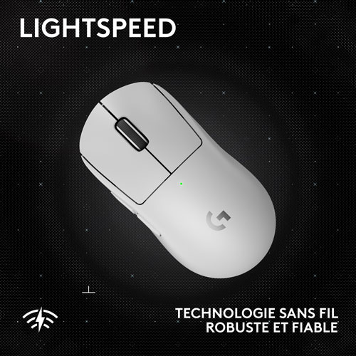 Souris de jeu optique sans fil de 44000 ppp Pro X Superlight 2 SE de Logitech G - Blanc - Exclusivité de Best Buy