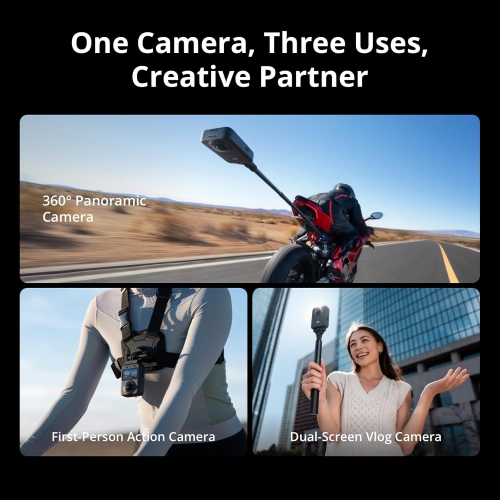 DJI Osmo 360 Adventure Combo, Native 8K 360° Video, 4K/120fps & 170° Boost Video by DJI - Refurbished condition - Image 5