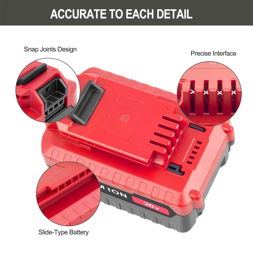 DR. BATTERY 20V Porter Cable Cordless Power Tools Battery for PCC680 PCC681 PCC685 PCC680L PCC681LPCC685L PCC685LP PCC682L
