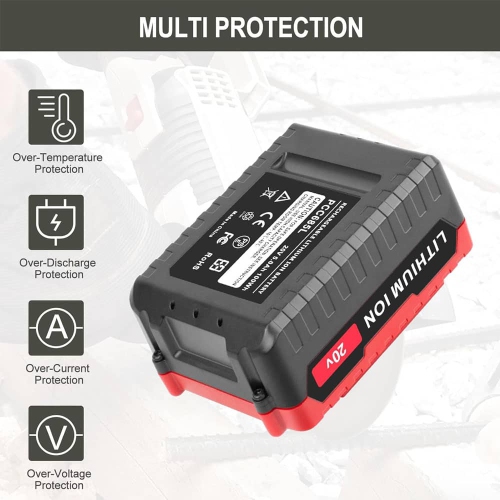 DR. BATTERY 20V Porter Cable Cordless Power Tools Battery for PCC680 PCC681 PCC685 PCC680L PCC681LPCC685L PCC685LP PCC682L